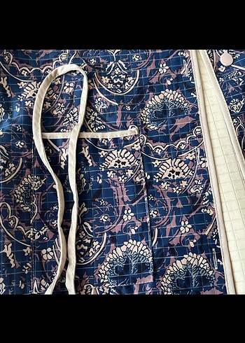 Mavi Bohem Kadın Düğmeli Ceket - Görsel 2