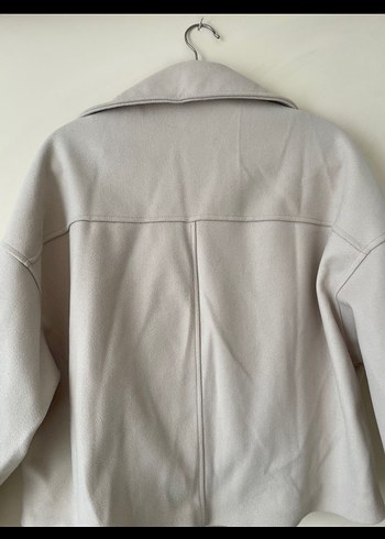 Bej Mini Kadın Düğmeli Ceket - Görsel 2