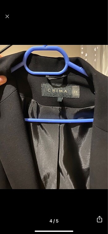 xs Beden siyah Renk Chima ceket