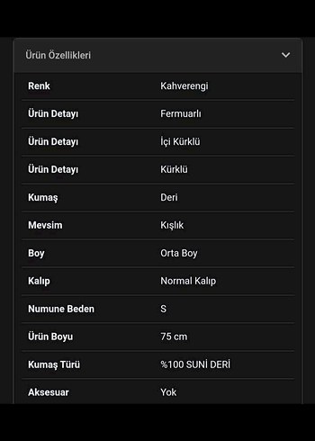 Trendyol & Milla Kürklü Kahverengi Deri Mini Ceket
