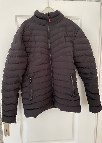 Siyah Fermuarlı Erkek Mont - Görsel 2