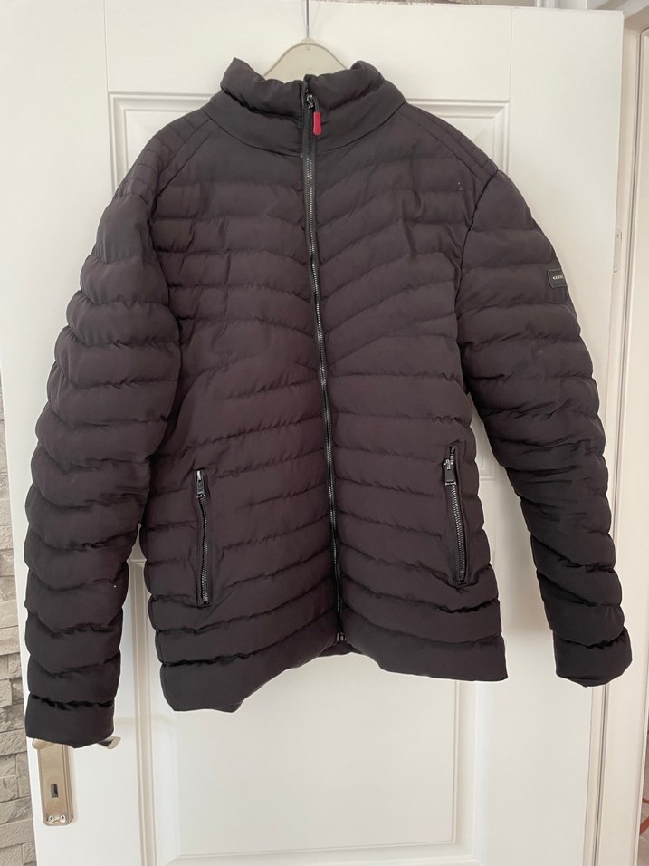 Siyah Fermuarlı Erkek Mont - Görsel 2