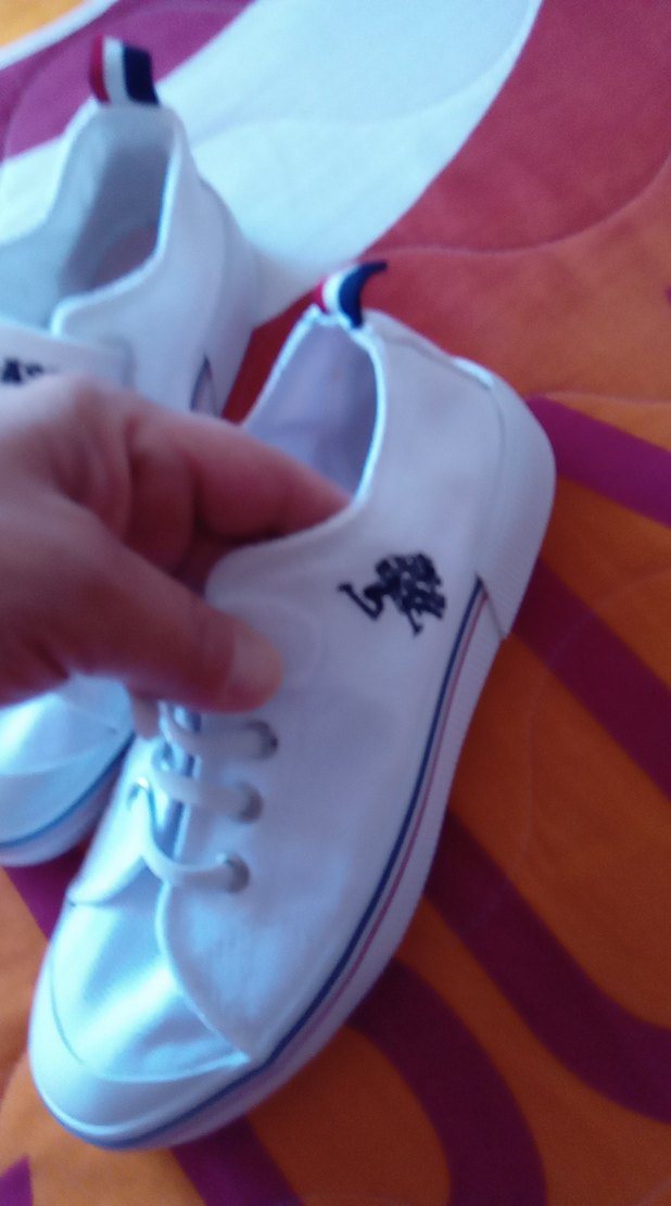 U.S. Polo Assn. Beyaz Erkek Çocuk Spor Ayakkabı - Görsel 2