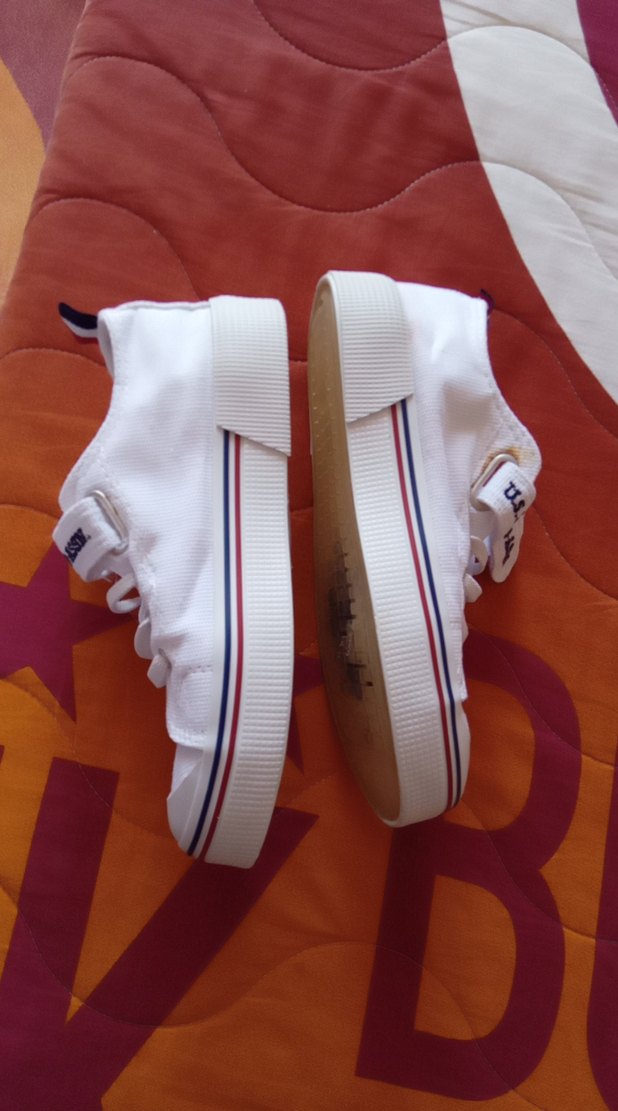 U.S. Polo Assn. Beyaz Erkek Çocuk Spor Ayakkabı - Görsel 4