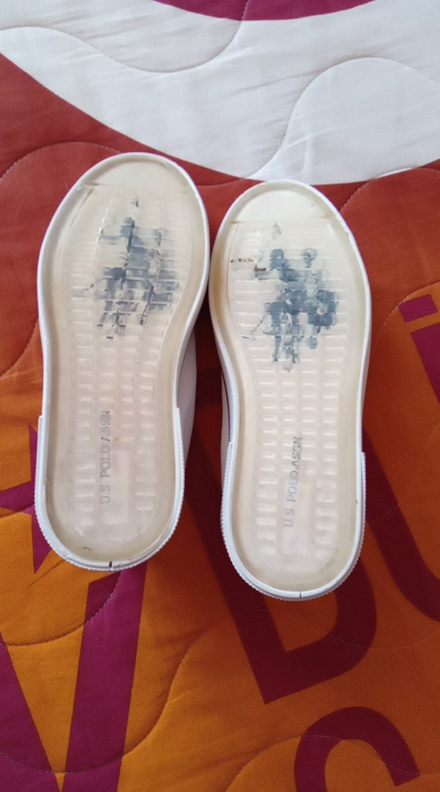 U.S. Polo Assn. Beyaz Erkek Çocuk Spor Ayakkabı - Görsel 5