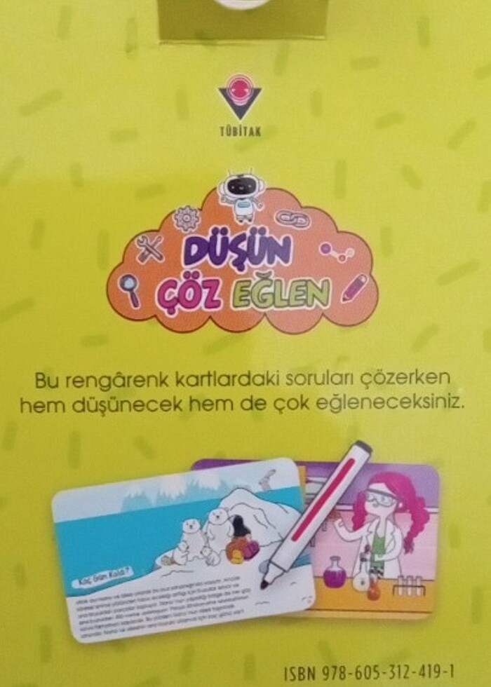 Cocuklar için eğitici ,eğlendirici kartlar. - Görsel 3