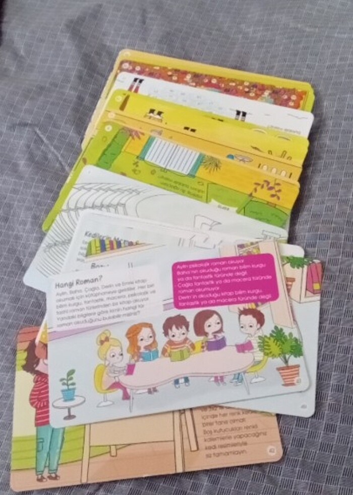 Cocuklar için eğitici ,eğlendirici kartlar. - Görsel 4