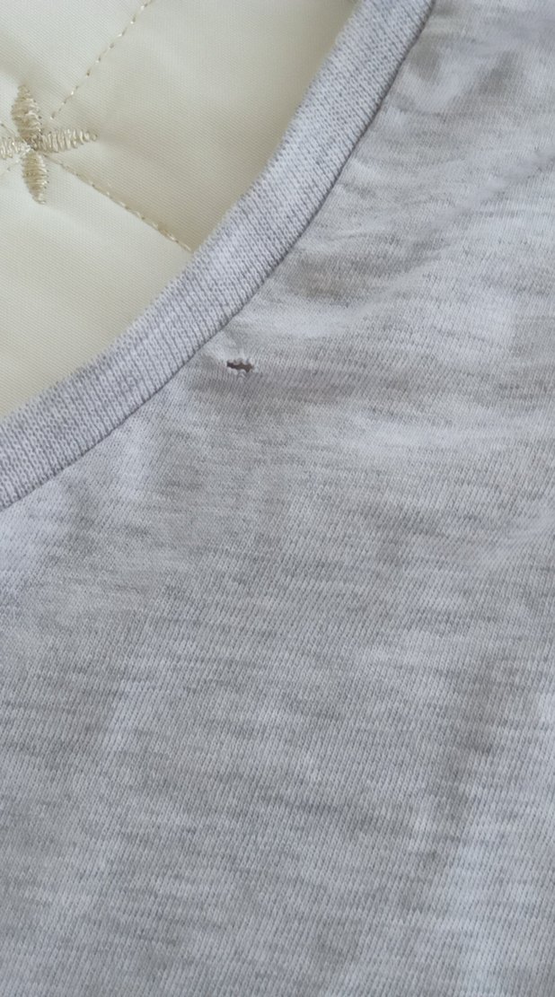 Gri Baskılı Askısız Bol Kesim Tişört - Görsel 3