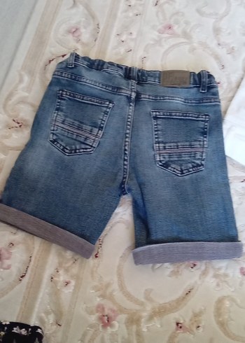 8 Yaş Beden mavi Renk Erkek çocuk , Denim Şort