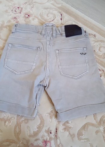 Gri Erkek Çocuk Denim Şort - Görsel 5