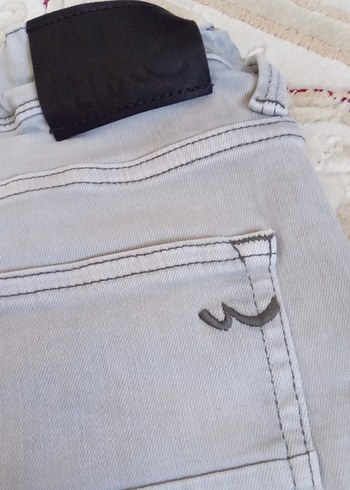 Gri Erkek Çocuk Denim Şort - Görsel 6