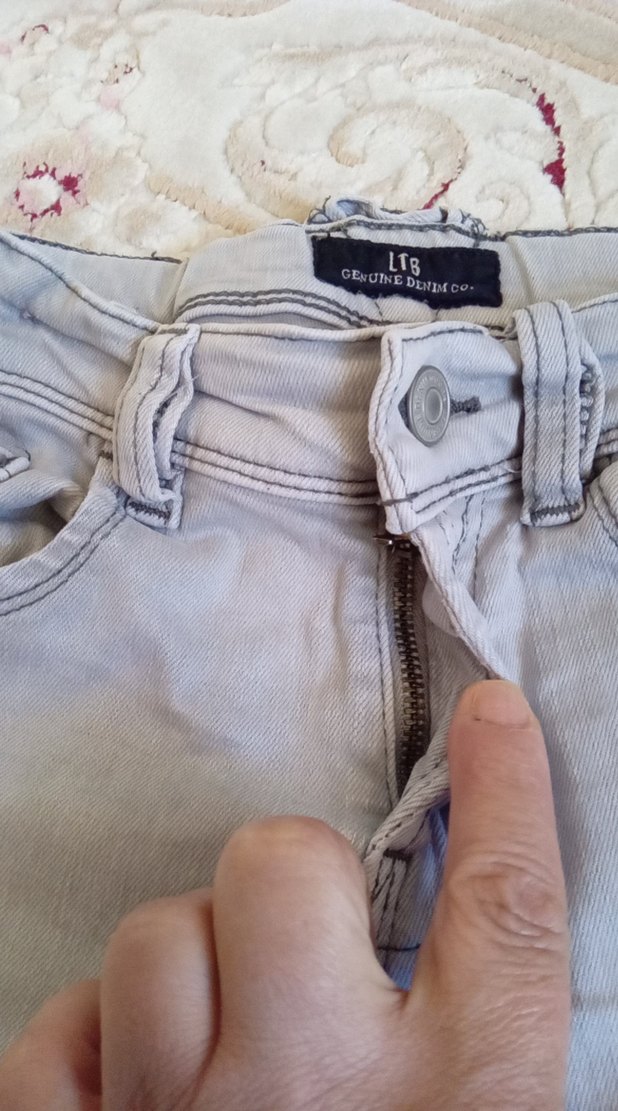 Gri Erkek Çocuk Denim Şort - Görsel 3