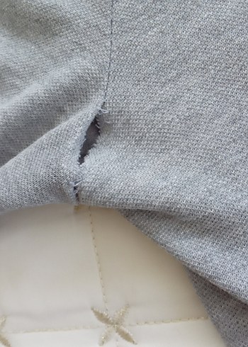 Gri Rahat Kesim çocuk Keten Şort - Görsel 5