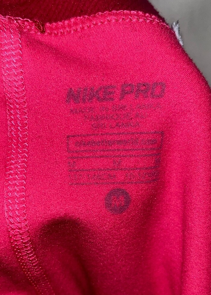 Nike pro pembe spor taytı - Görsel 3
