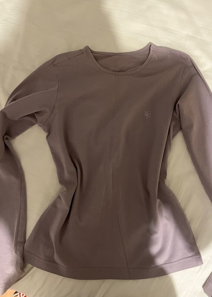 Lila polo bluz - Görsel 2