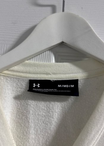 UNDER ARMOUR Beyaz Oversize Kadın Sweatshirt - Görsel 3