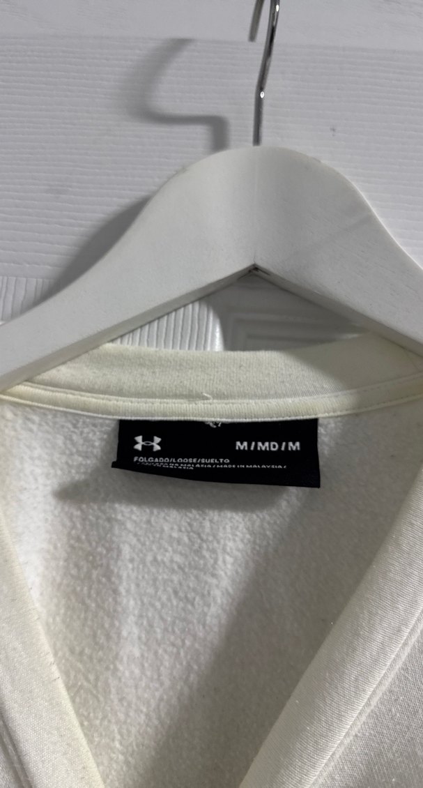 UNDER ARMOUR Beyaz Oversize Kadın Sweatshirt - Görsel 3