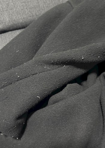 MANGO Siyah Çift Düğmeli Uzun Kaban - Görsel 4