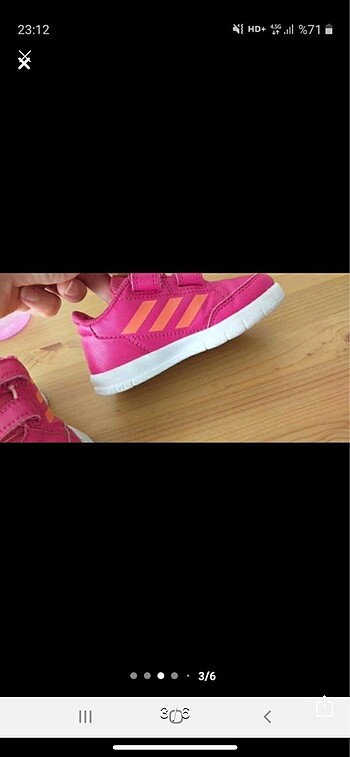 23 Beden Adidas spor ayakkabı