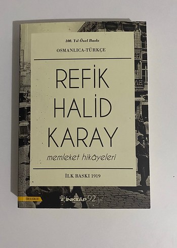 Refik Halid Karay Memleket Hikayeleri Osmanlıca-Türkçe