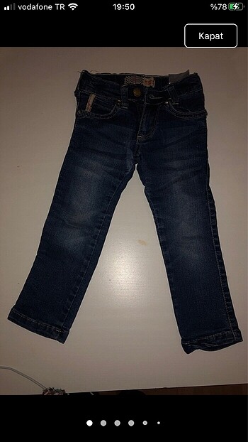 Orjinal Burberry Kot Pantolon 2 Yaş/92 cm