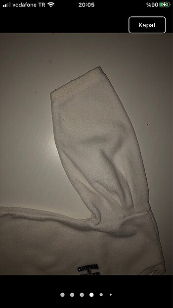 4 Yaş Beden beyaz Renk LC Waikiki Polar Sweatshirt 3/4 Yaş