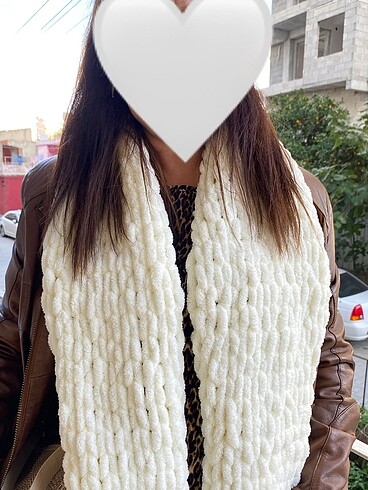 Puffy Pie Yün atkı