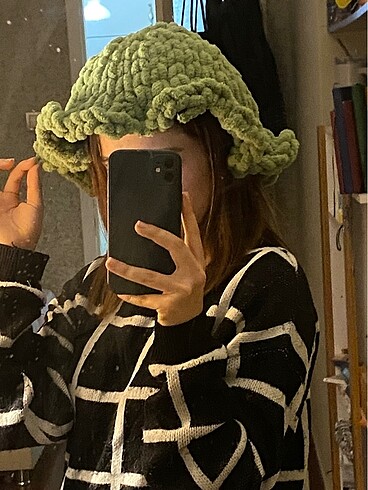 Puffy Pie yün pofuduk şapka