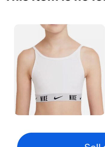 Nike Nike Beyaz Mini Atlet Sütyen
