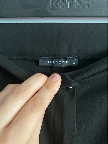 38 Beden siyah Renk Pantolon