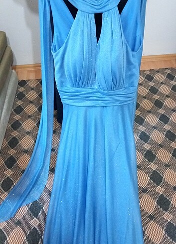 Abiye Mavi elbise