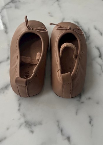 Kız Çocuk Bej Fiyonk Detaylı Babet - Görsel 2