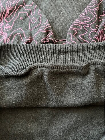 6 Yaş Beden siyah Renk Koton kız çocuğu sweatshirt