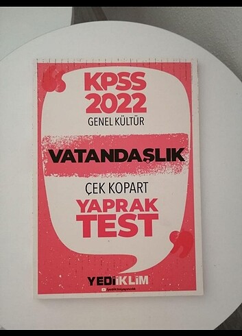 Kpss yaprak test vatandaşlık 