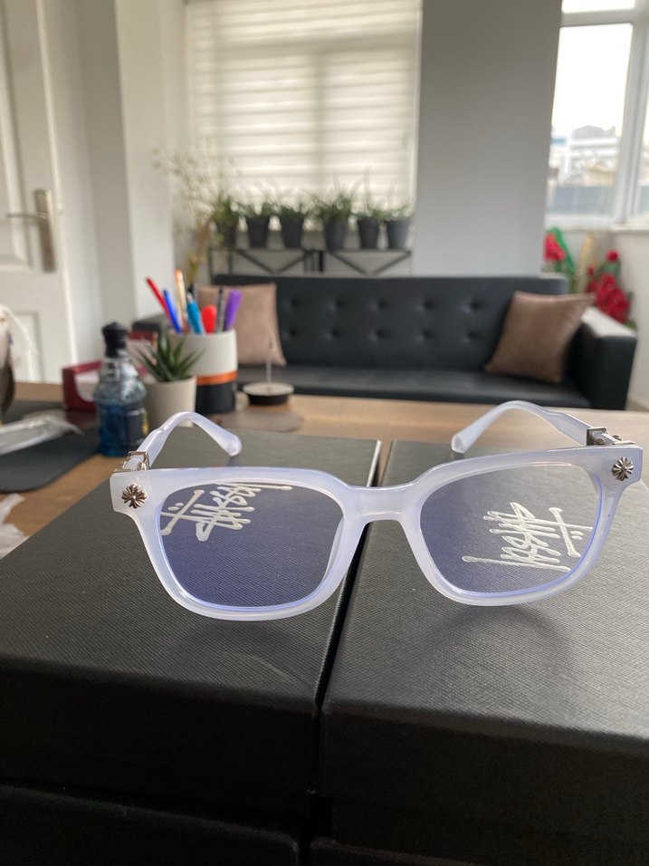 Chrome hearts gözlük - Görsel 3