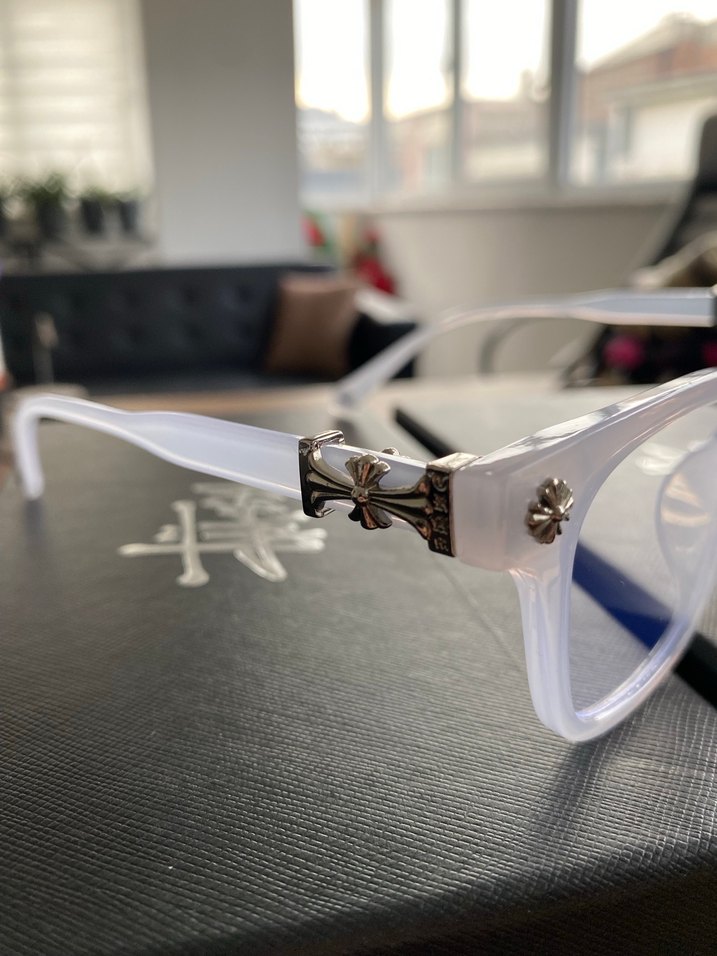 Chrome hearts gözlük - Görsel 4