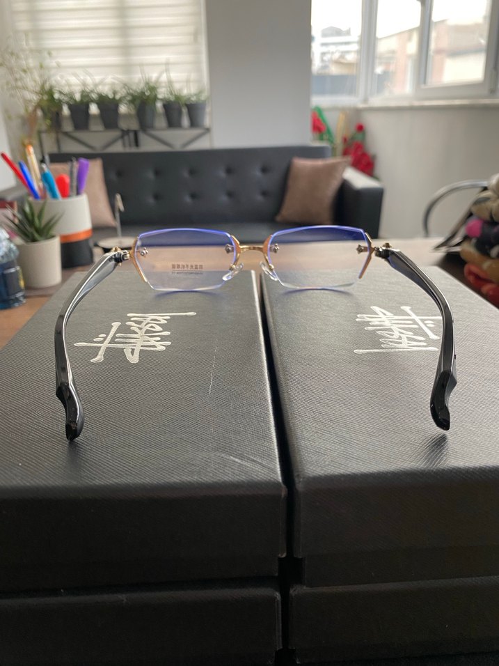 Chrome hearts gözlük - Görsel 5