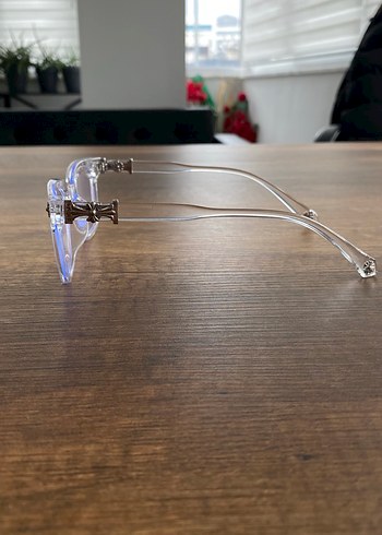 Chrome hearts şeffaf gözlük - Görsel 3