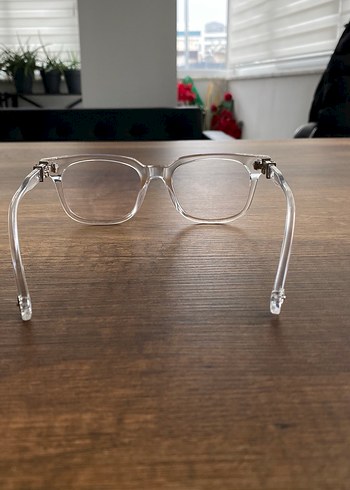 Chrome hearts şeffaf gözlük - Görsel 4