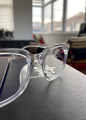 Chrome hearts şeffaf gözlük - Görsel 4