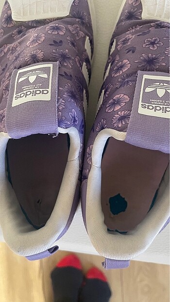 35 Beden mor Renk Adidas Süperstar 360 Çocuk