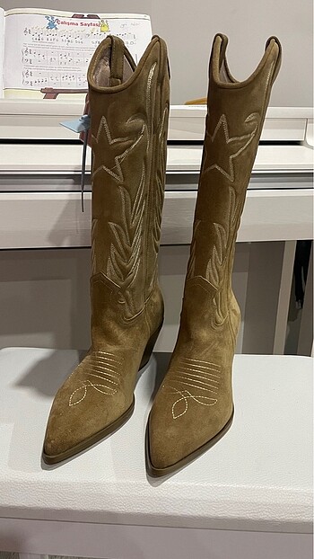 Louis Vuitton Loie New Western Camel Çizme 39