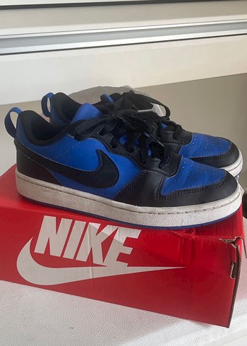 Nike Mavi Siyah Çocuk Ya da Kadın Spor Ayakkabı