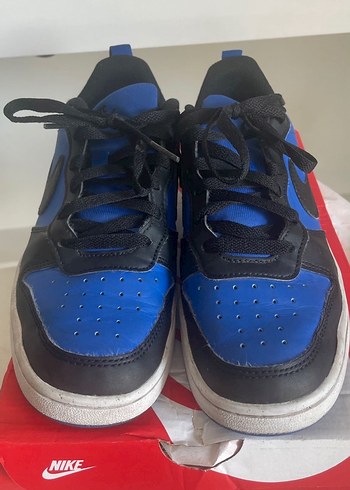 38 Beden Nike Mavi Siyah Çocuk Ya da Kadın Spor Ayakkabı