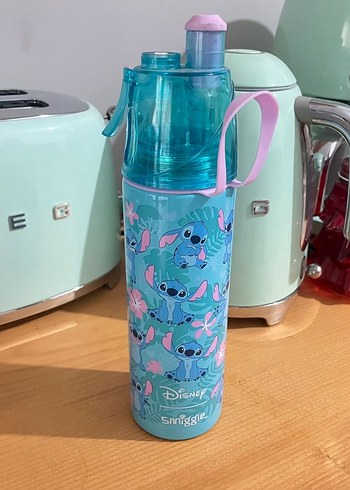 Smiggle Disney Stitch Desenli Çocuk Matara - Mavi