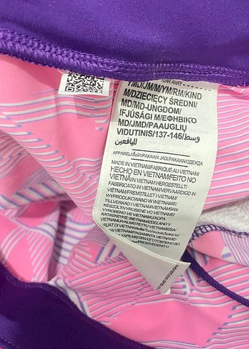 Kız Pembe Desenli Şort under armour - Görsel 3