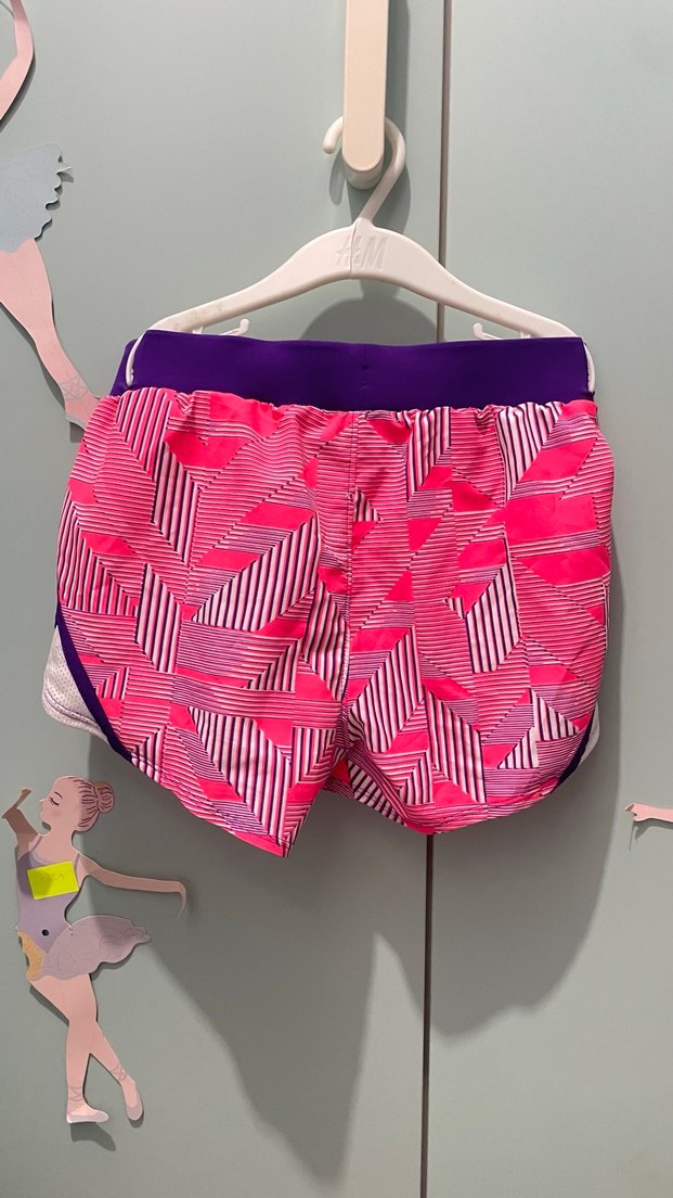 Kız Pembe Desenli Şort under armour - Görsel 2