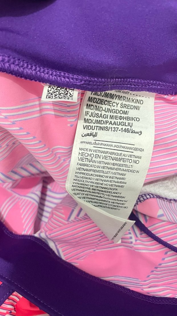 Kız Pembe Desenli Şort under armour - Görsel 3