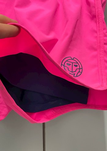 Pembe Bidi Badu tenis Spor Şort taytlı - Görsel 2