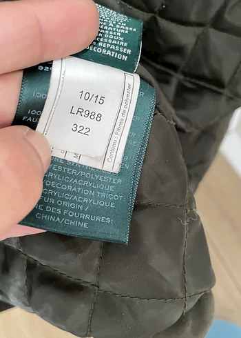 Kürk Detaylı Haki Ralph Lauren Palto - Görsel 13